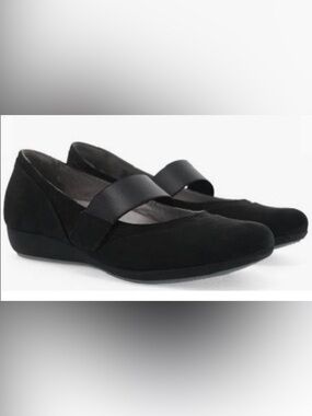 Dansko Kendra Mary Jane 41 Black Milled Leather